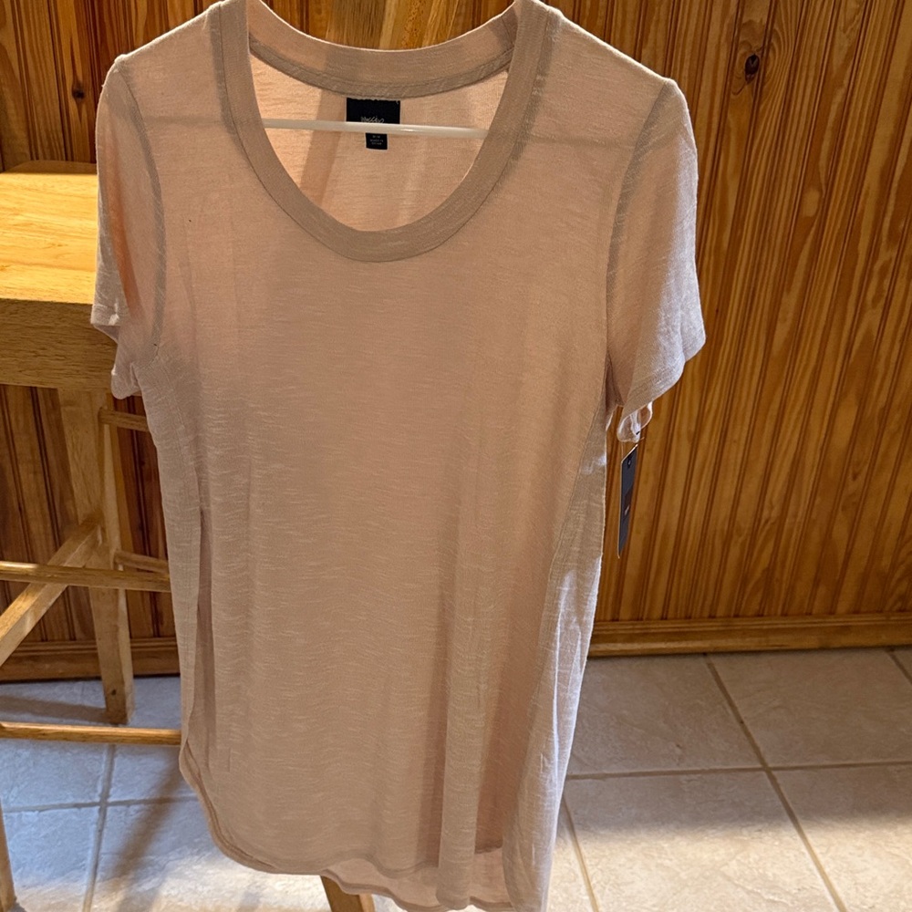 Light Pink Crewneck Women’s Tunic NWT